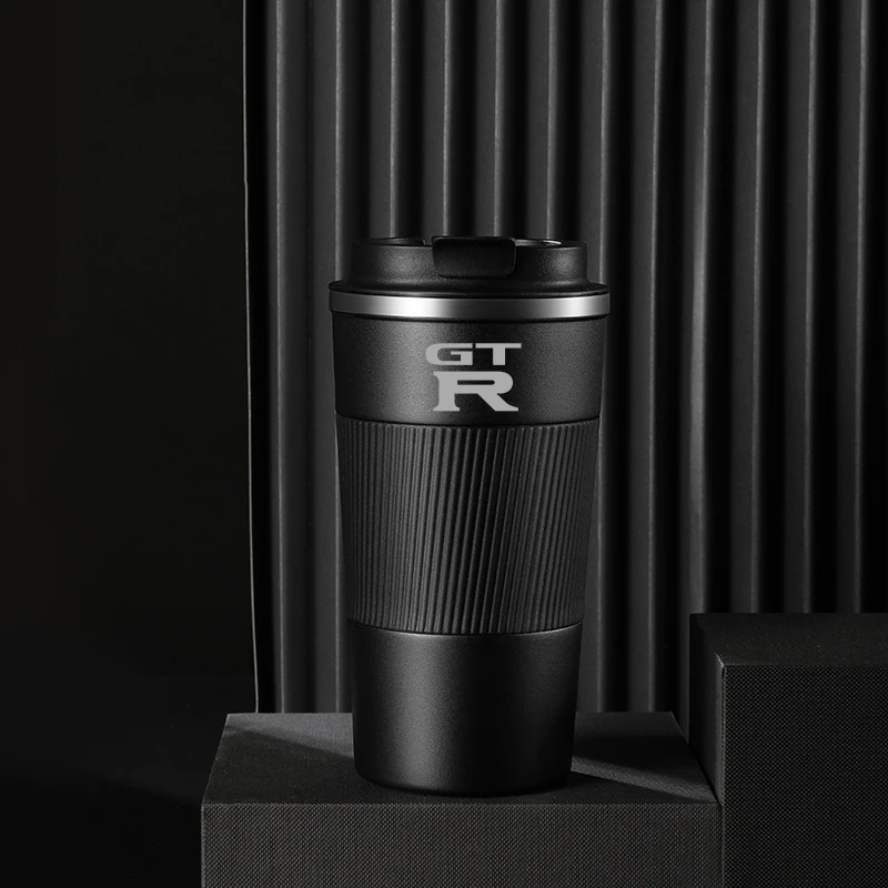 

510ml Car Coffee Mugs For Nissan GTR Car 304 Stainless Steel Vacuum Flask Travel Drink Cup Hot/Iced Coffee Cup Auto Supplies