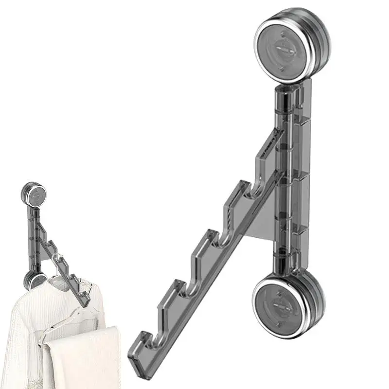 Настенная сушилка на присоске выдвижной органайзер для хранения одежды складная