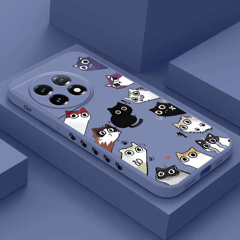 Чехол для телефона Watch Calico Oneplus 12 12R 11 11R 10 10R 10T 9R 9RT 9 8T 8 7 7T Pro 5G жидкий силиконовый