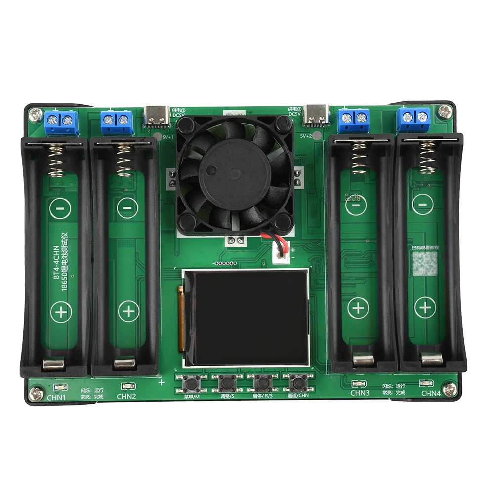 

Gaqqee 4-канальный тестер емкости литиевых батарей 18650