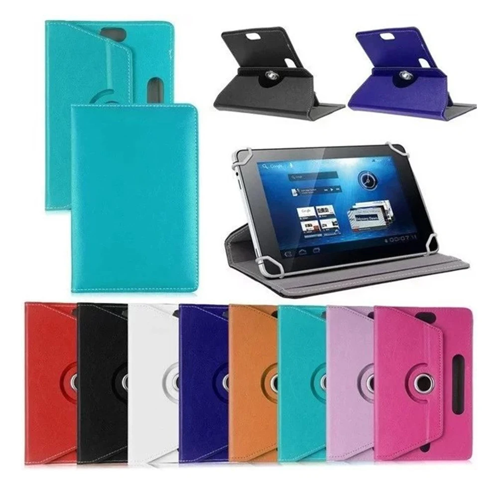 Универсальный кожаный чехол для планшета 7/8/9/10 дюймов с поворотом на 360 градусов |