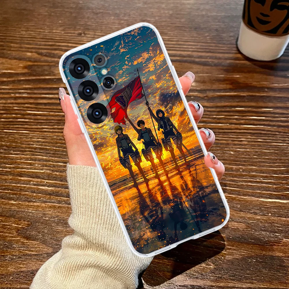 Прозрачный чехол для телефона Samsung Galaxy A54 A55 A7 A71 A72 A73 F23 M23 M54 F54 A51 A52S A53 Clear Cover JC-50 Attack