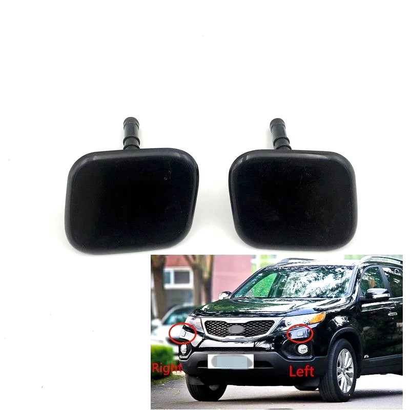 

For Kia Sorento R 2010 2011 2012 HeadLight Washer Spray Nozzle Jet Cover Cap 986802P000 986902P000
