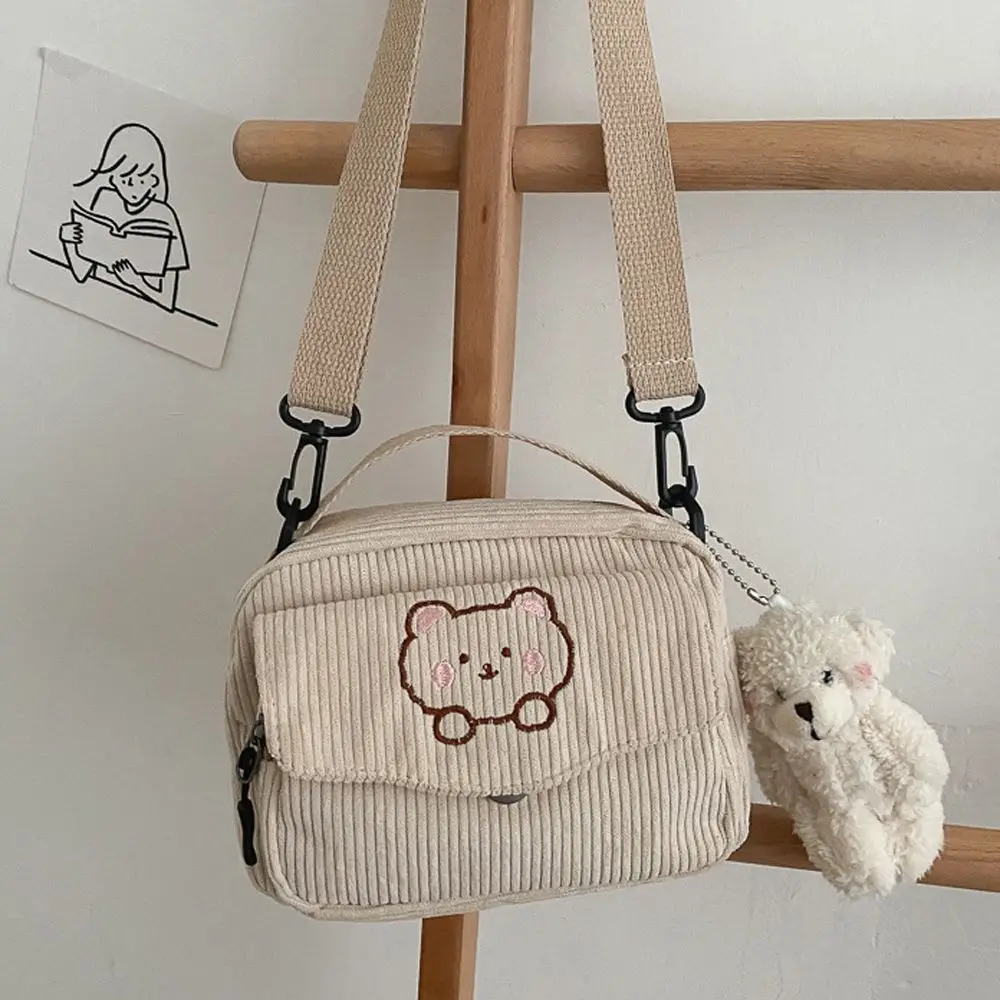 

Сумка-мессенджер Женская холщовая, однотонный саквояж на молнии через плечо, для путешествий/учебы