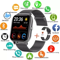2022 new smart watch men women heart rate blood pressure monitoring fitness tracker bluetooth call smart watch man