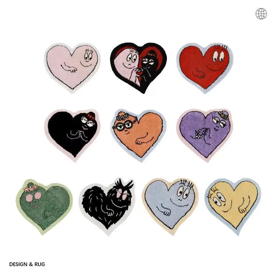 Мультяшный ковер с аниме Les barbapapпа Kawaii Barbouille Barbabright дизайнерский плюшевый