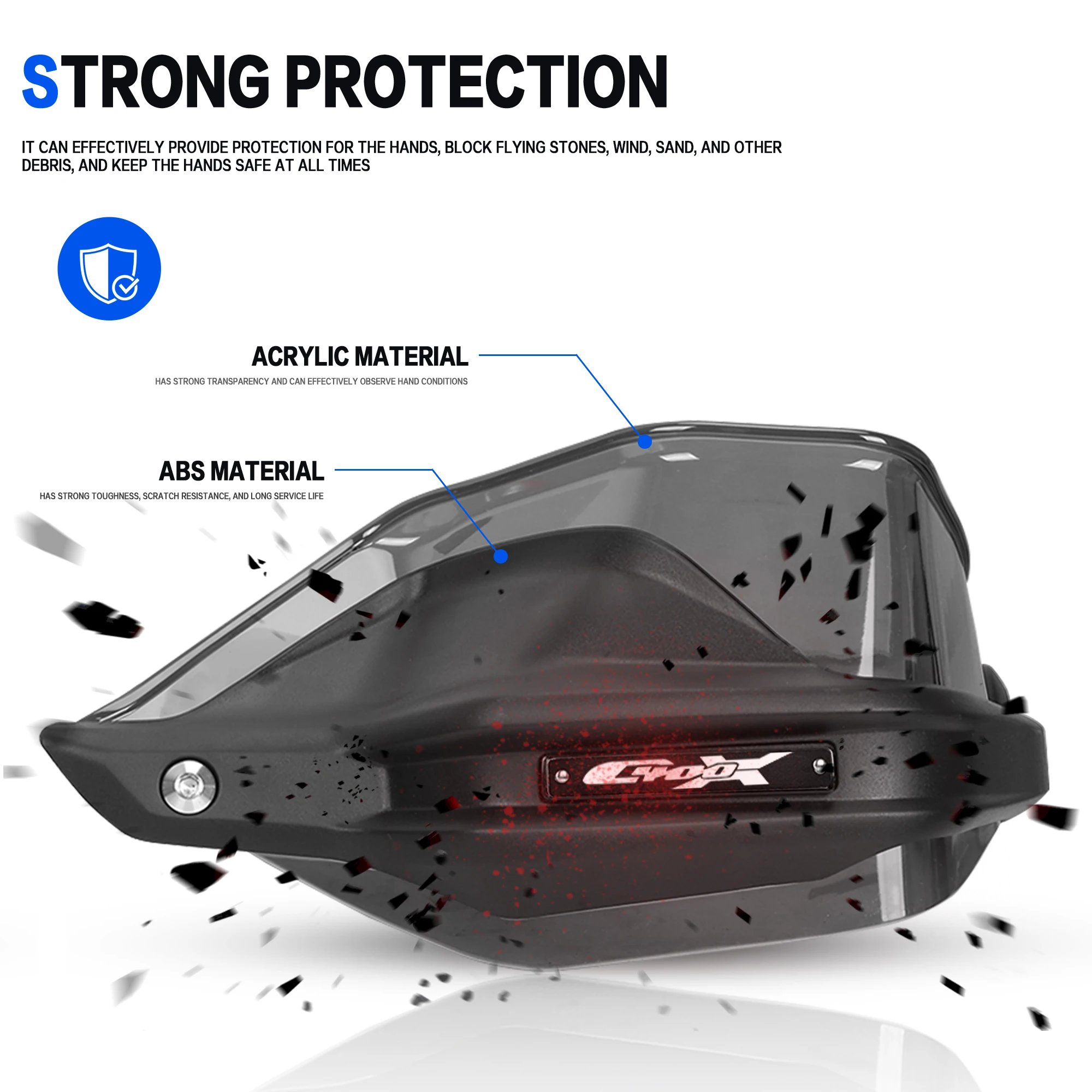 Фото Для BMW C400X C400GT C400 X 2019-2025 мотоцикла C400 GT защита рук защита руля лобовое стекло защитная крышка рычаг протектор №4