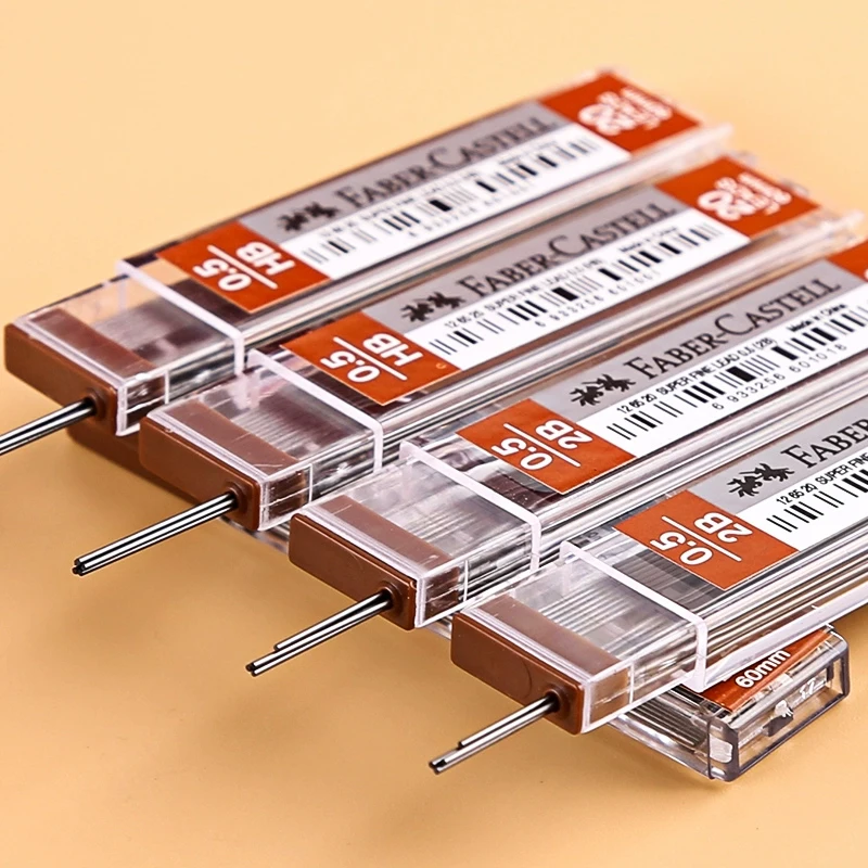 

Автоматические механические карандаши Faber Castell, 0,5 мм, 2B/HB, автоматический карандаш, сменный стержень, канцелярские принадлежности для рисования и рисования