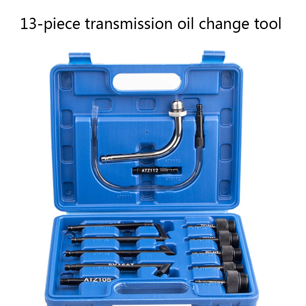 

13pcs Connector Aluminum Alloy Oil Fill Adapter Set Practical Transmission Fluid Professional Change Tools Accessories For Ford