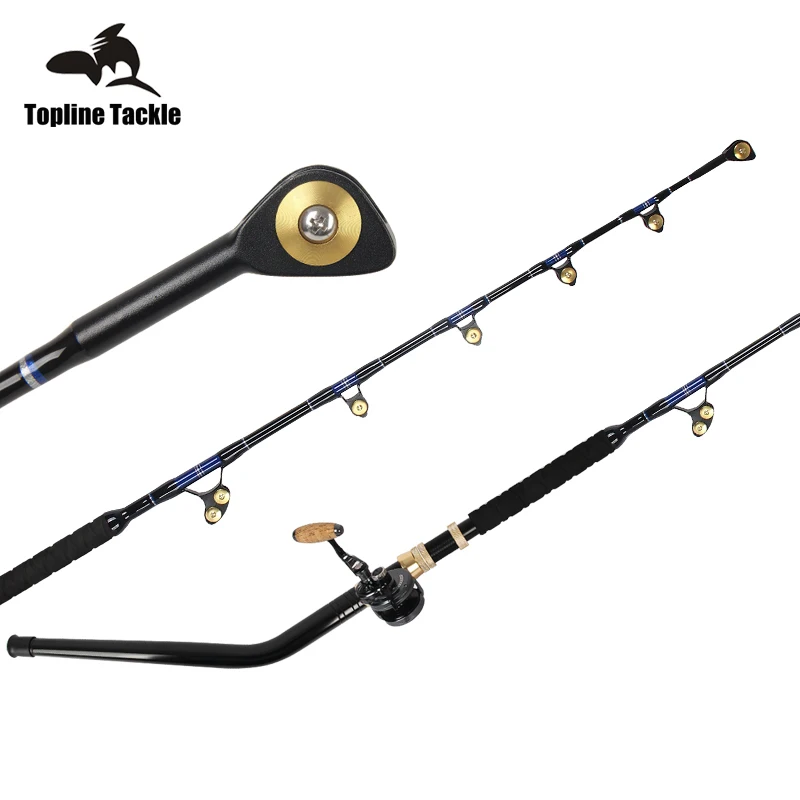 

Удилище для рыбалки, 6 ', из алюминия, с изогнутым стыком, 5 + 1 роликовый направляющий, с плетеной леской удилище для ловли на блесну #-0,1 #