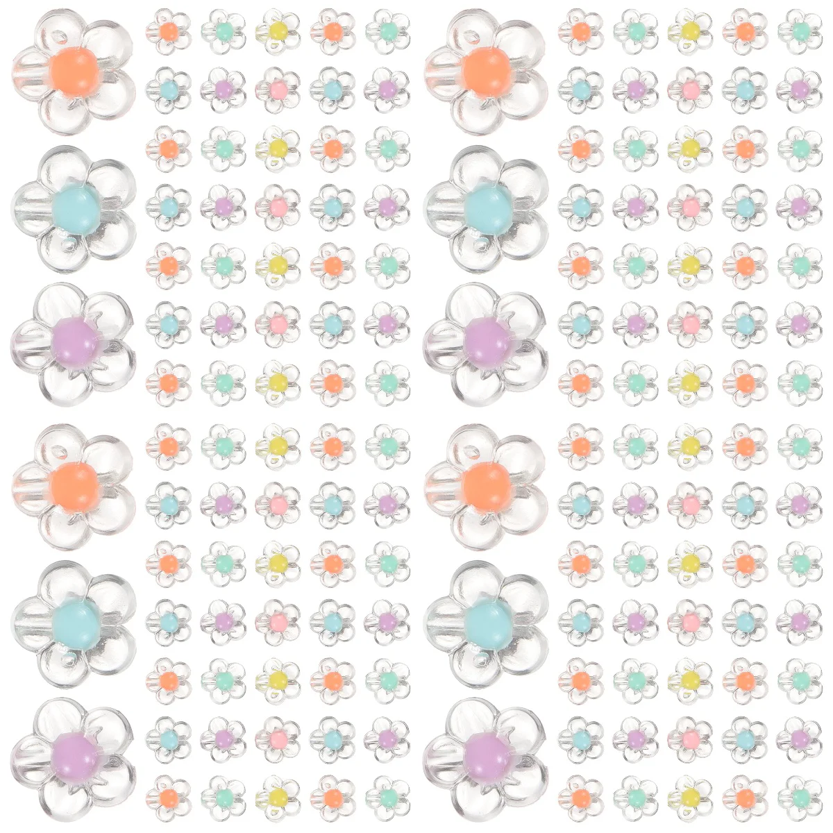 

800 шт., бусины с цветком сливы