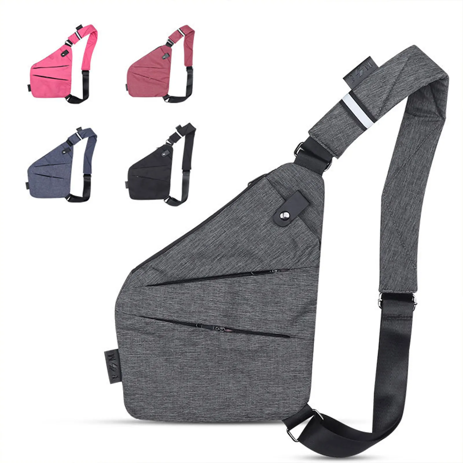 

Outdoor Sports Waist Bum Bag Unisex Travel Shoulder Bags Running Belt Pouch Zip Mobile Phone Bag for Traveling