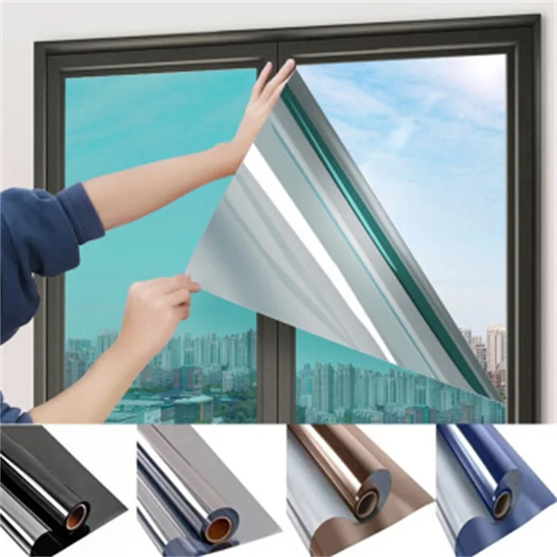 

Window Film for Privacy Insulation Home Clear Tint Security Protector Decorative Sticker Solar Glass Stickers Blackout Sun Night