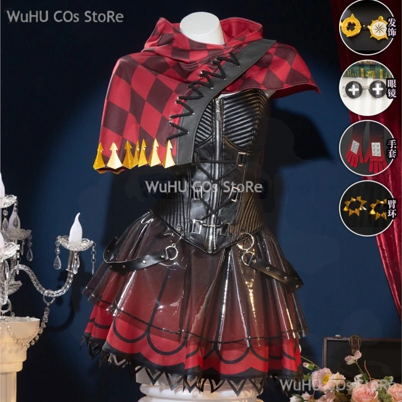 Костюм для косплея персонажа из игры V маленький красный костюм с капюшоном