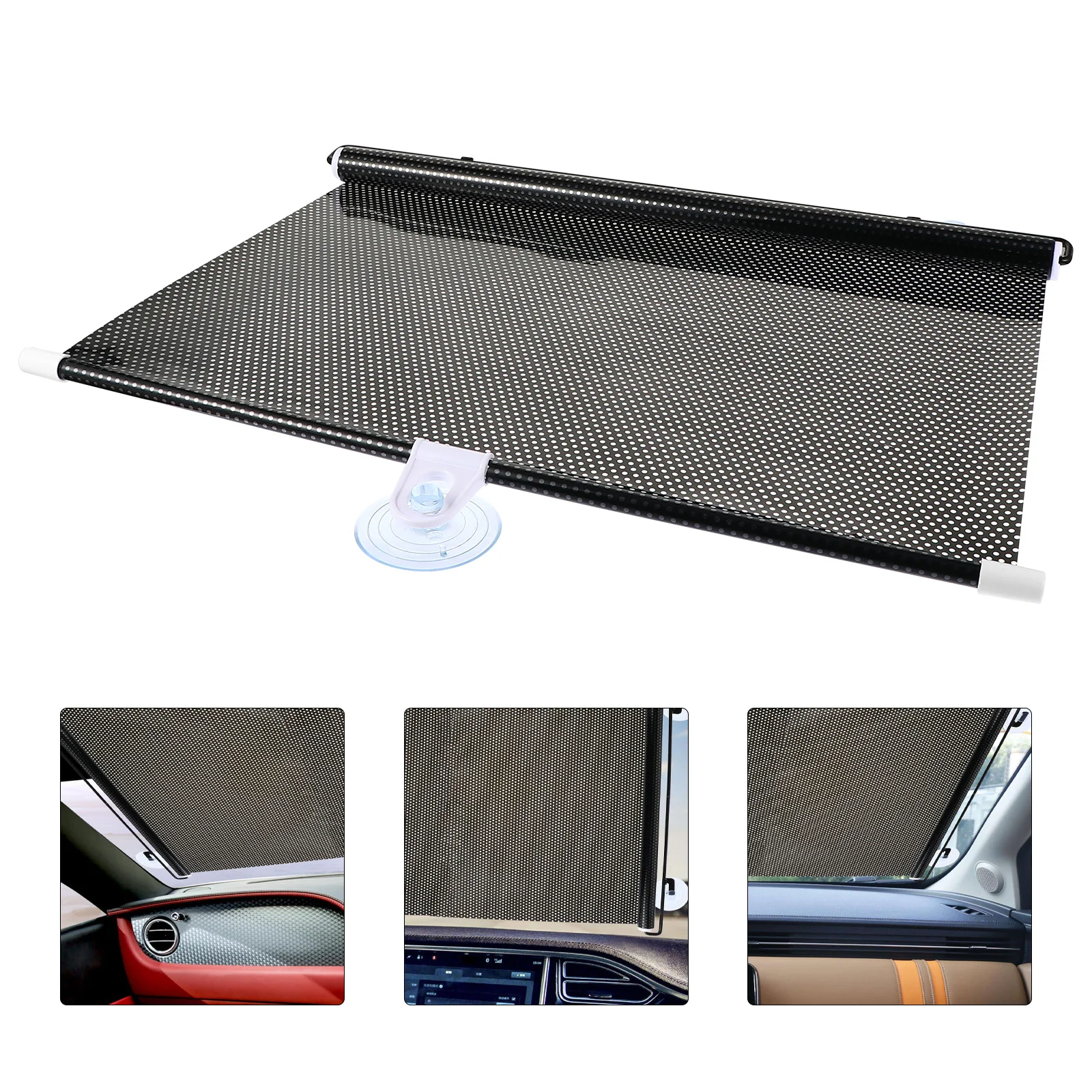 

Retractable Car Window Sun Shades - Block Harmful UV Rays and Glare Keep Your Kids and Pets Cool and Comfortable