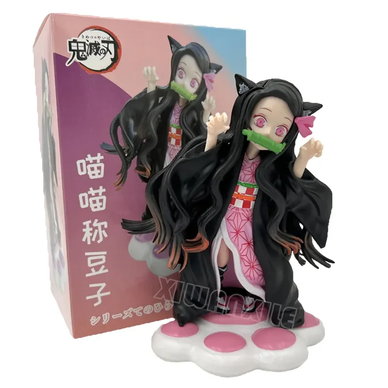 

No Demon Slayer Figure GK Action Anime 15cm Kimetsu Figure Doll Kamado Toy Figure Yaiba Model Collectible Tanjirou Nezuko Nezuko