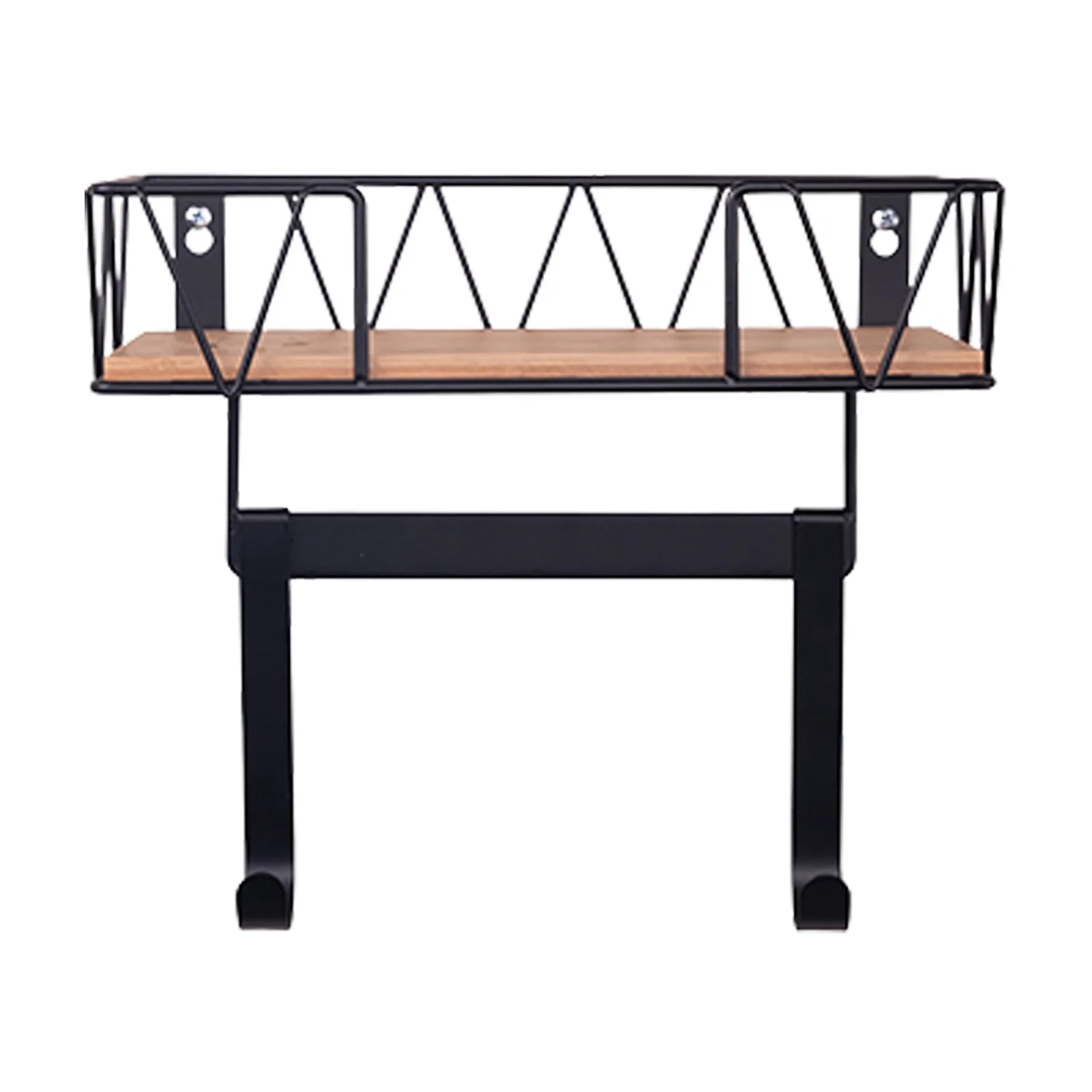 

Wall Mounted Iron Storage Rack With Basket And Hooks Laundry Room Accessories Hanging Hook Ironing Board Holder