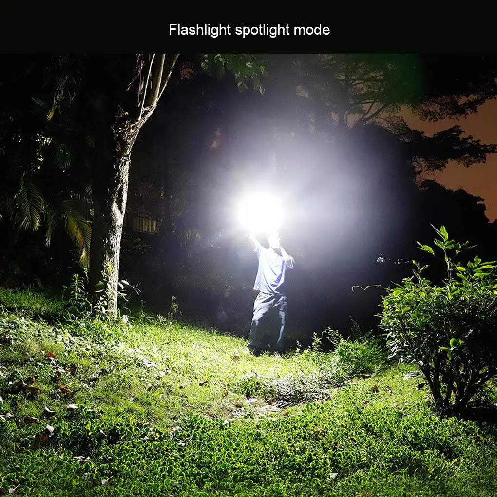 

Фонарь для кемпинга, лампа с защитой от ржавчины, прочная USB-зарядка, дисплей мощности, широкий диапазон, уличное освещение