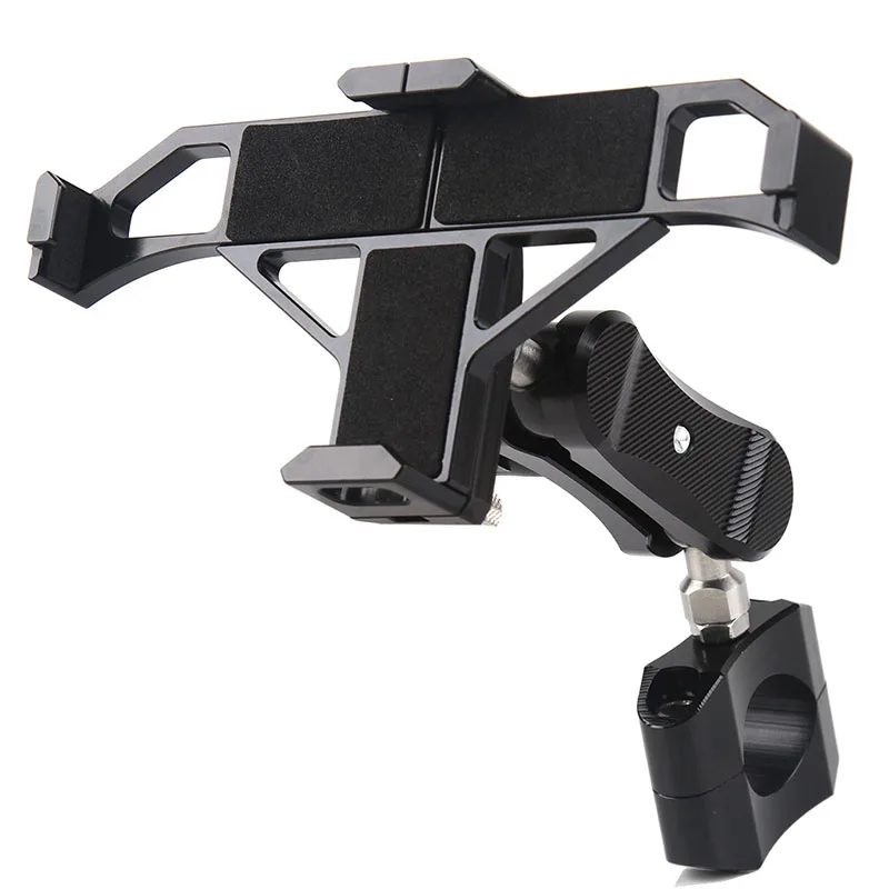 

Motorcycle GPS Support Mount Stand Bracket 360 Degrees Rotatable Mobile Cell Phone Holder 22MM Handlebar Bar Scooter Accessories