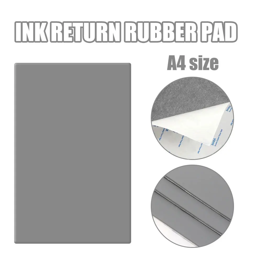 Резиновый коврик A4, материал для лазерной гравировки «сделай сам», лазерная резина для штампов, материал для рукоделия, лазерная гравировальная маркировочная машина