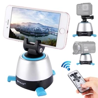 puluz bluetooth remote delay electric panoramic pan tilt 360 degree multi function mobile phone selfie ptz time setting