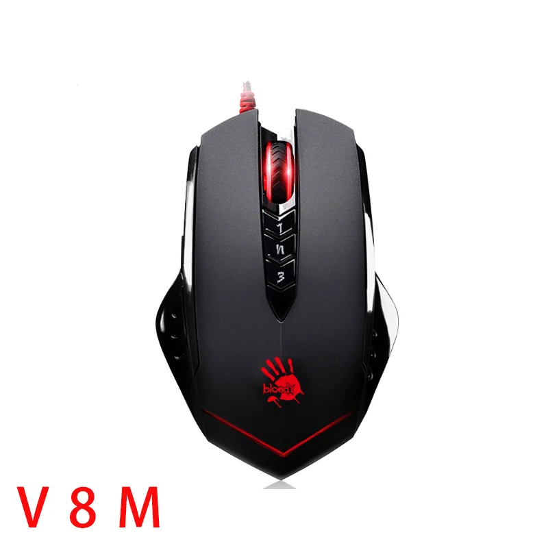 a70a90v8mv8mmaxw70 max bloody professinal wired gaming mouse 4000 dpi pc laptop minecraft macro definition programming mice free global shipping