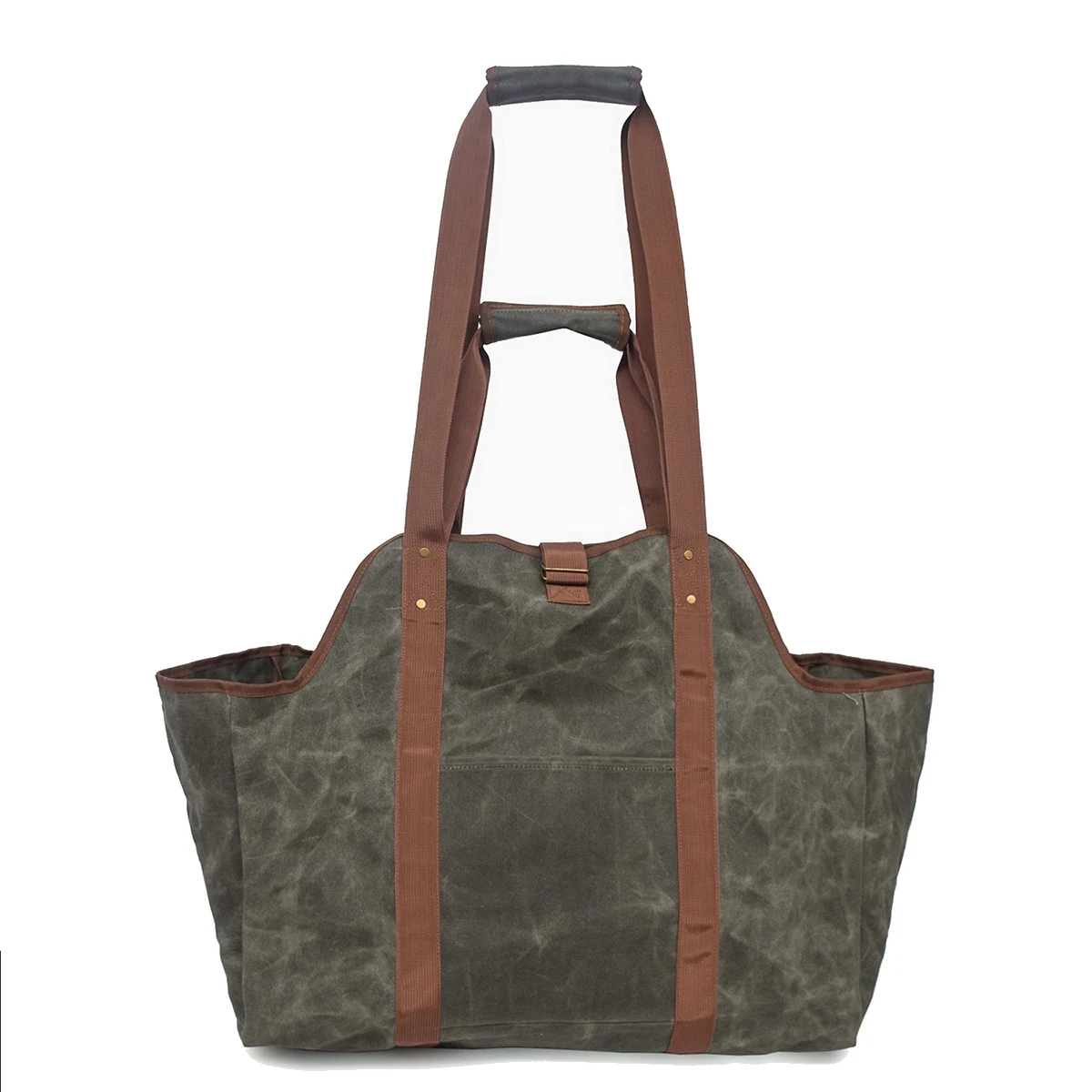 

Super Size Canvas Firewood Wood Carrier Bag Log Camping Outdoor Holder Carry Storage Bag Wooden Canvas Bag Hand Bag