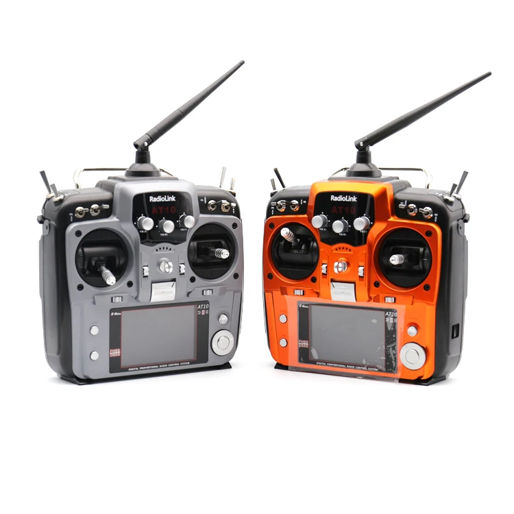 RadioLink AT10 II 2 4 ГГц 12CH передатчик с R12DS ресивер PRM-01 Аккумулятор для