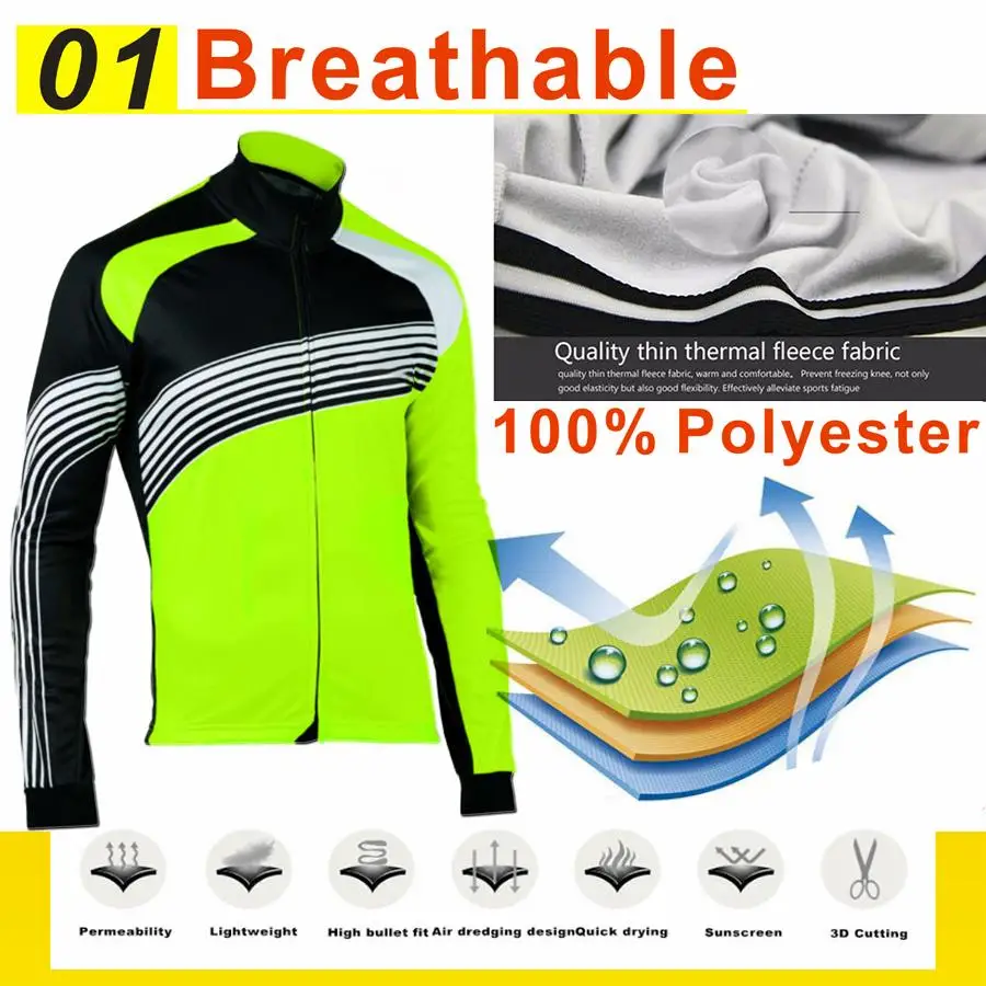 Camisola De Ciclismo Amarelo Fluorescente Para Homens Camisa Bicicleta Respirável Outono and Primavera 2024 г.