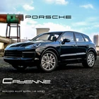 Модель автомобиля Bburago в масштабе 1:24 Porsche Cayenne Turbo SUV из сплава, литой и игрушечный автомобиль, коллекционная Игрушечная модель автомобиля, модель B111
