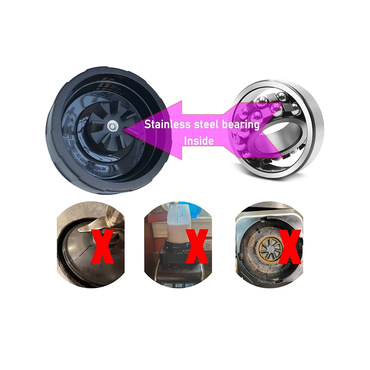 Replacement Blender Blade for Ninja Accessories, Only Compat
