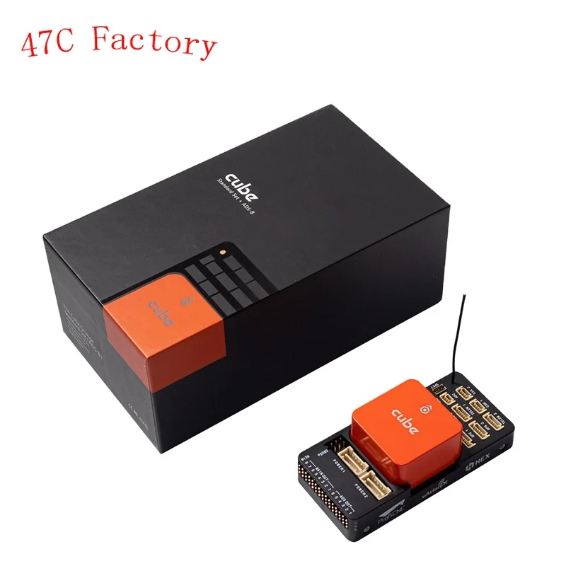 

PX4 HEX Pixhawk Cube Orange Here 3 GPS GNSS M8p W/ ADS-B Carrier Board Support S. Bus CPPM DSM Flight Control