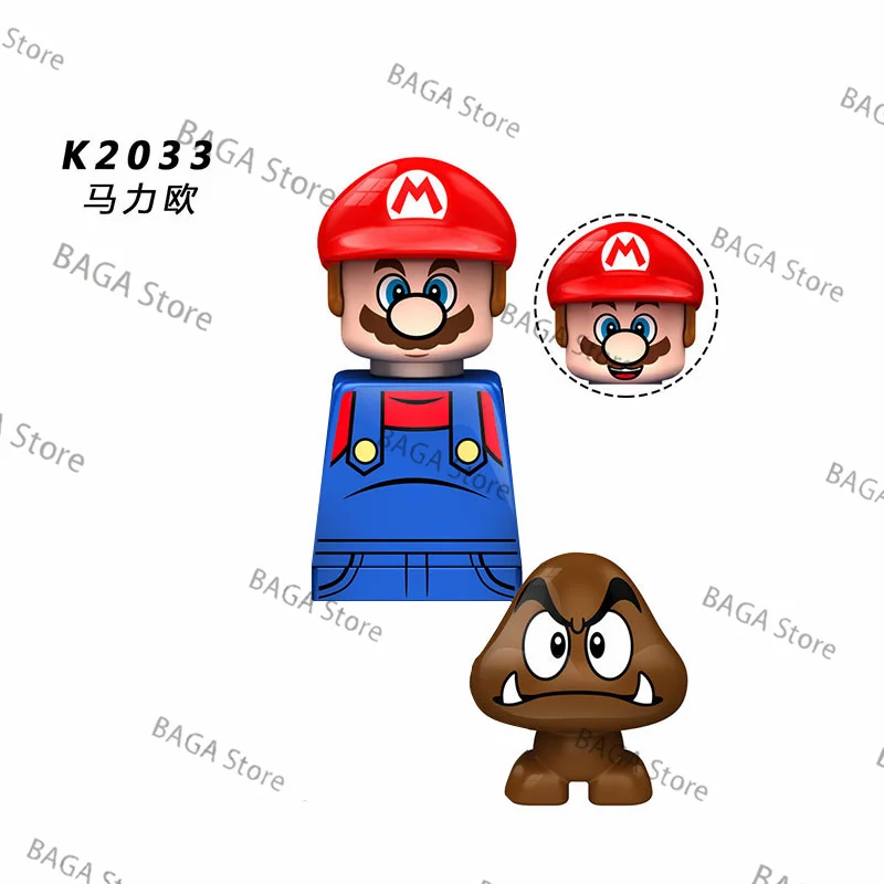 

Super Mario Bros Blocks Luigi mini Action toy Figure KDL 805 CY8001 Building Blocks Toys Bricks Assemble Toys Gifts for children