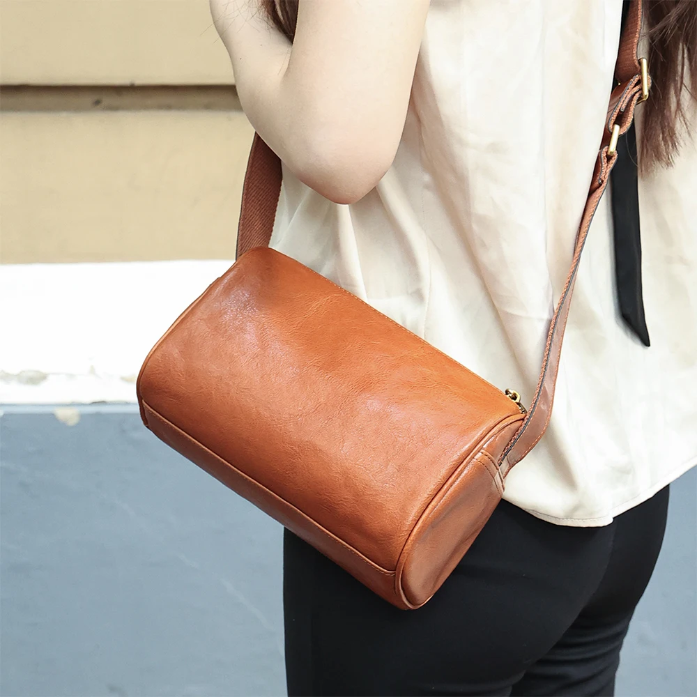 Сумки через плечо JOGUJOS из натуральной воловьей кожи для женщин винтажные модные