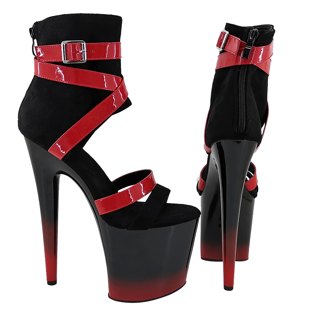 Leecabe 8Inch/20cm Women's Platform party High Heels Shoes Pole Dancing Shoes