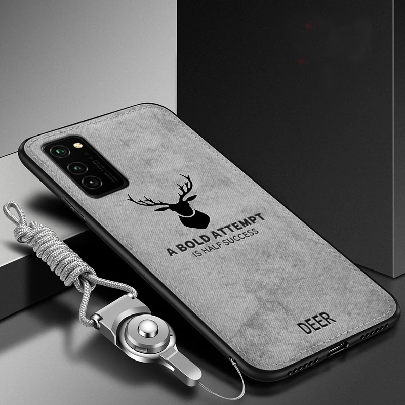 

For Samsung Galaxy A03 A33 A53 Case Soft TPU edge+Hard fabric Deer Protective Back Cover Case for Samsung A03 Core A33 A53 5G