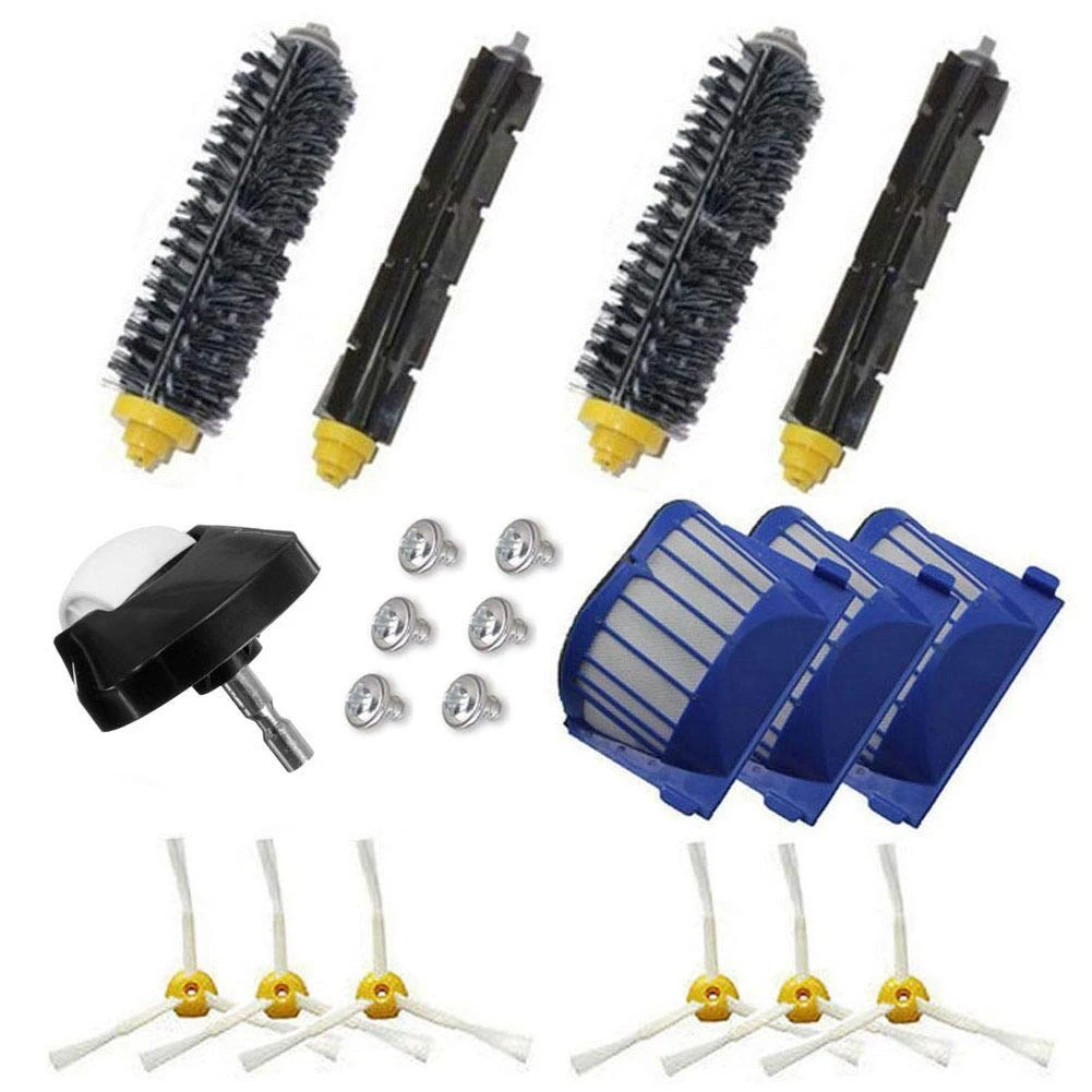 

Replacement Parts Main Brush Side Brushes Filters for iRobot Roomba 600Series 630 650 Robot Vacuum Cleaner Accessories