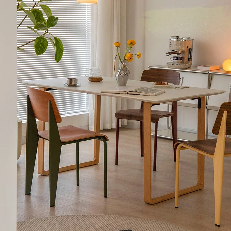 Современный обеденный стул середины века скандинавский дизайнерский из массива