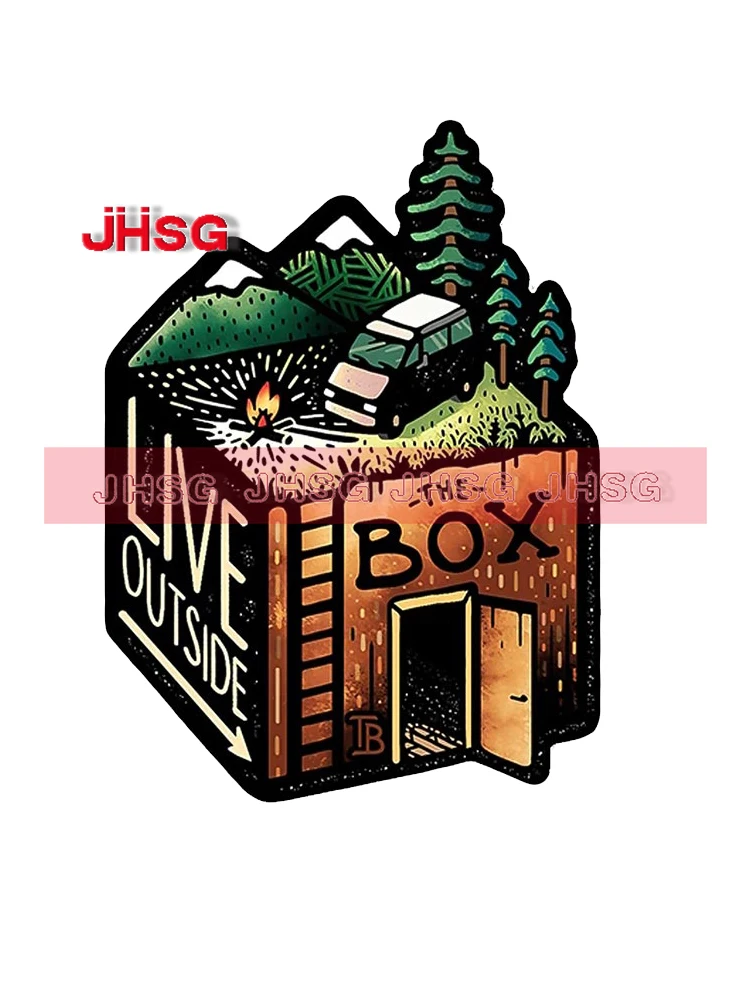 JHSG автомобильные наклейки от солнца для блокировки царапин ноутбука фургона