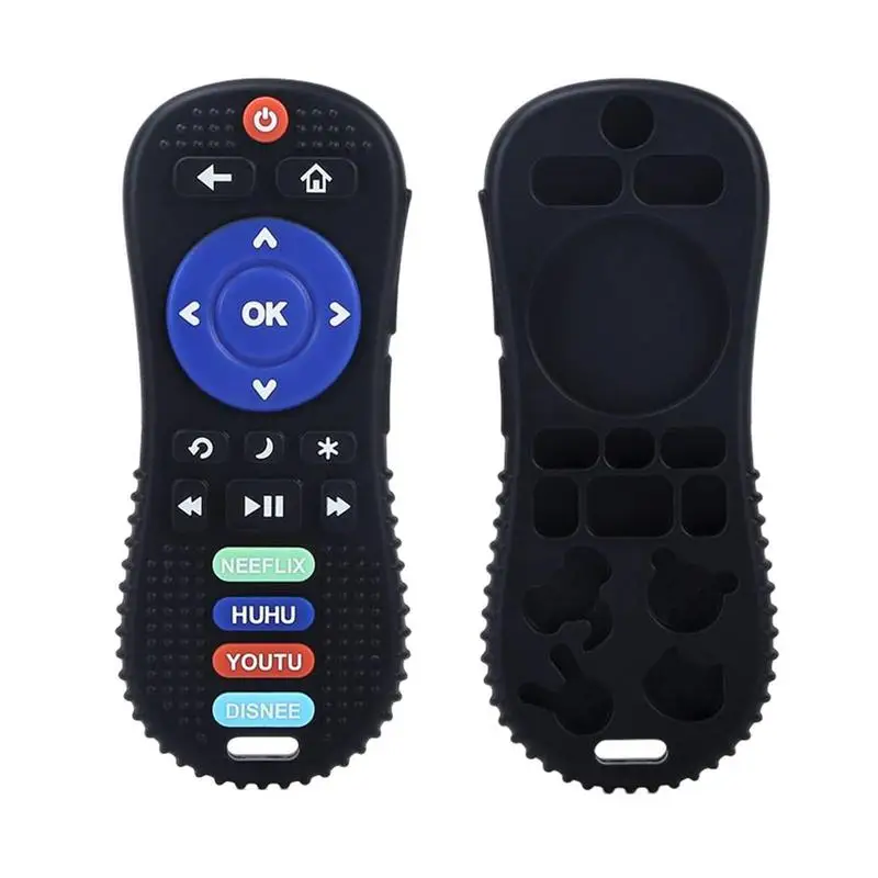 

Remote Control Shape Teething Toys Teether Toy For Babies Silicone Teething RemoteTeething Toys Boys Girls Babies Sensory Toy