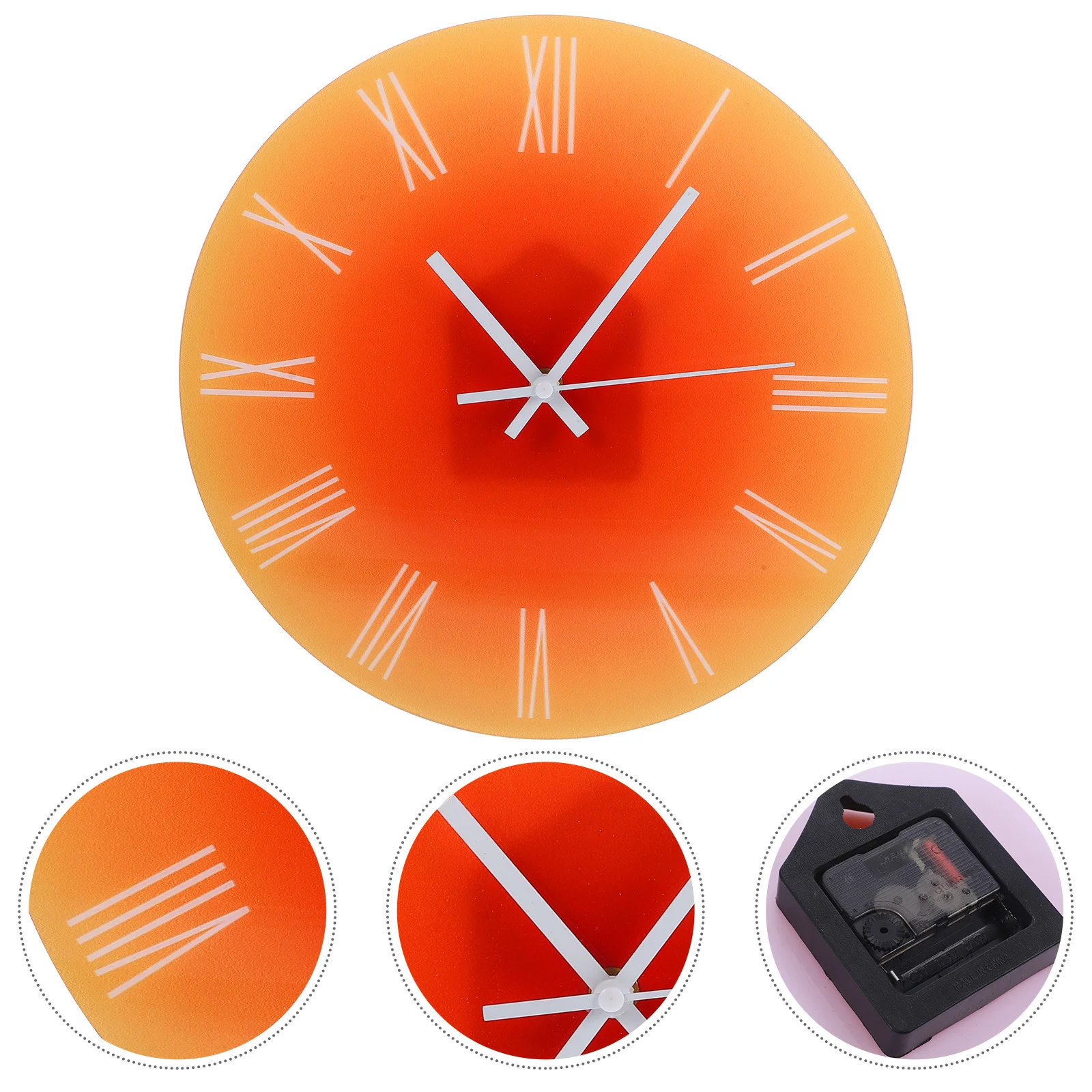 

Household Wall Clock Wall Decorative Clock Round Clock Bedroom Wall Hanging Clock Acrylic Clock