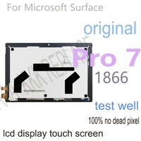 original 12 3 lcd for microsoft surface pro 7 1866 lcd display touch screen digitizer assembly for surface pro 7 pro7 display