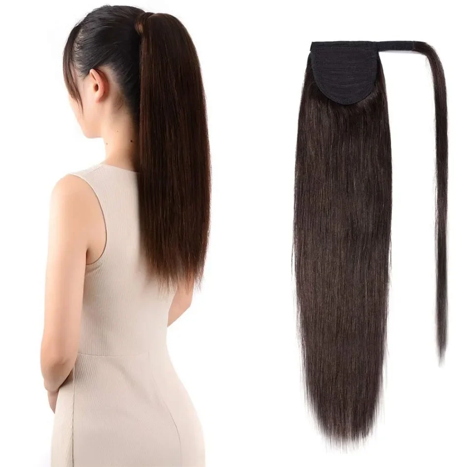 100% бразильские человеческие накладные волосы Remy 8-32 дюйма магический хвост 100 г