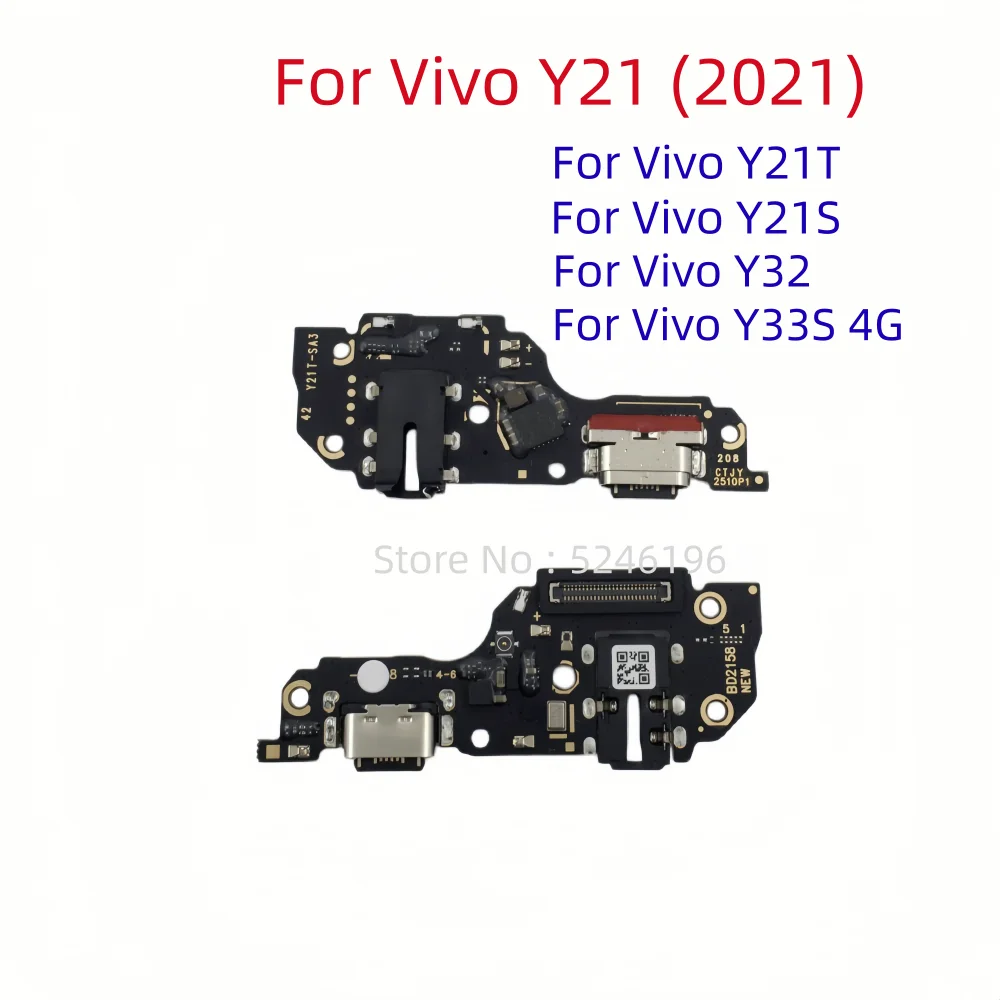 Фото 1 шт. USB-порт для зарядки, разъем зарядного устройства для Vivo Y21 2021, Vivo Y21T, Vivo Y21S, Vivo Y32, Vivo Y33T, Vivo Y33S 4G, запасная часть №1