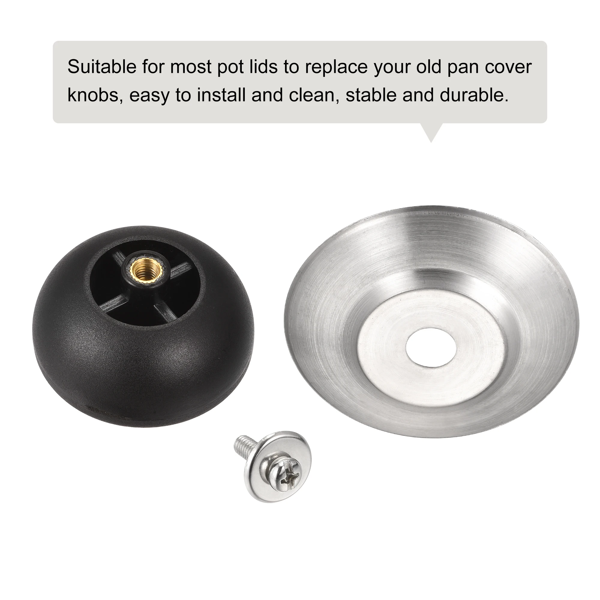 Ручка для крышки кухонного горшка Uxcell высота 1 2 дюйма ручка набор из предметов |