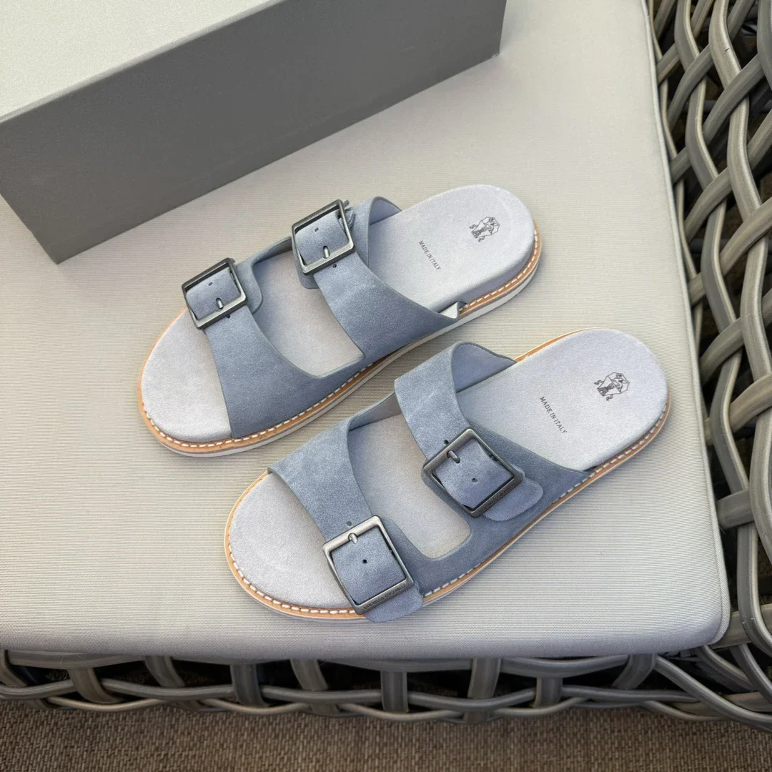 Мужские сандалии для песчаного пляжа из воловьей кожи