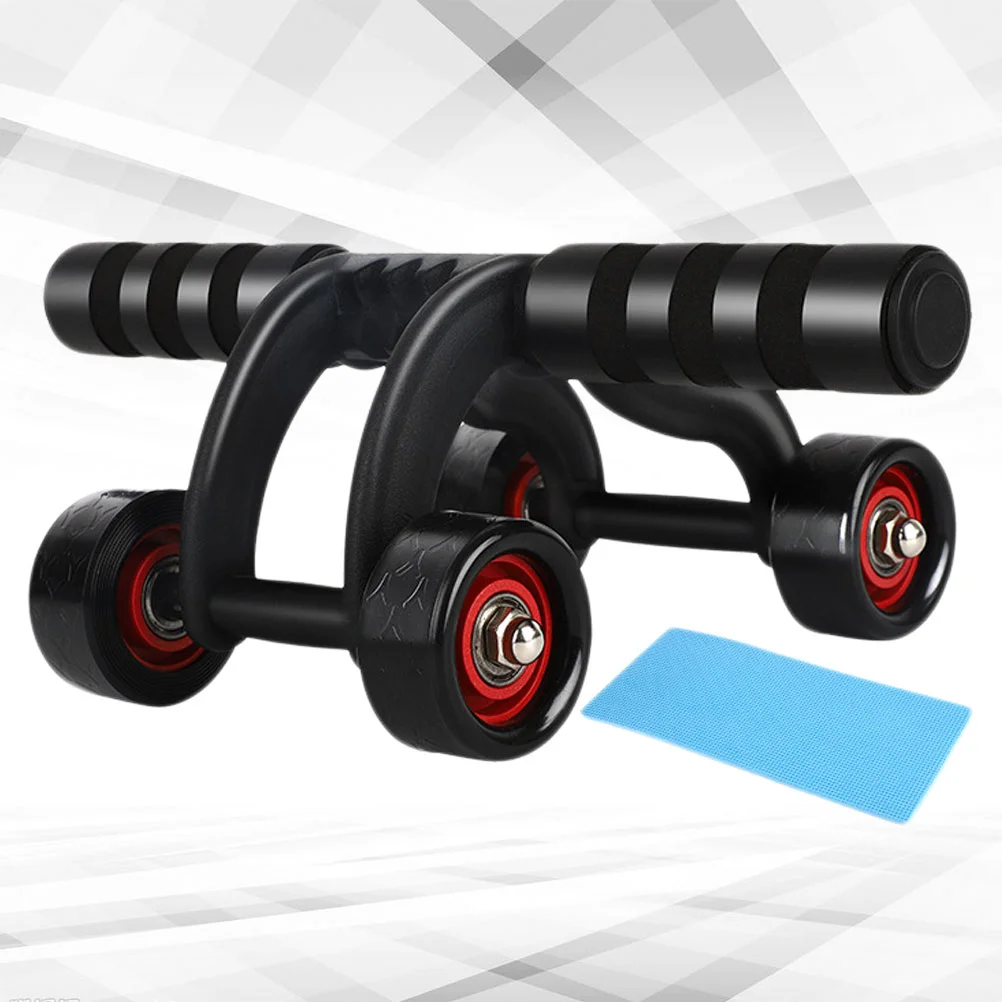 

Beauty Body Tool Abdominal Fitness Bearing Four-wheel Muscle Training Roller Exercise Wheel Gym Equipment for Man Woman Home