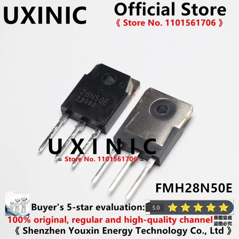 

UXINIC 100% новый импортный оригинальный FMH28N50E 28N50E TO-247 MOS FET 28A 28N50 500V