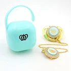 Роскошная коробка для соски с короной, уникальная Подарочная коробка для хранения соски, Пылезащитная яркая дорожная коробка для соски