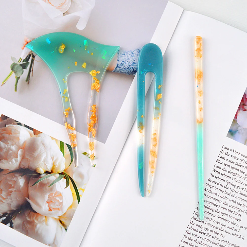 

Mold Hair Resin Casting Molds Silicone Epoxy Jewelry Hairpin Clip Chopsticks Pin Stickdiy Making Craft Mould Crystal Supplies